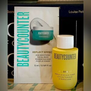 BeautyCounter All Bright Serum and Reflect Effect Packet